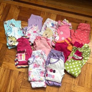 Bundle of 11 pairs of pajamas!